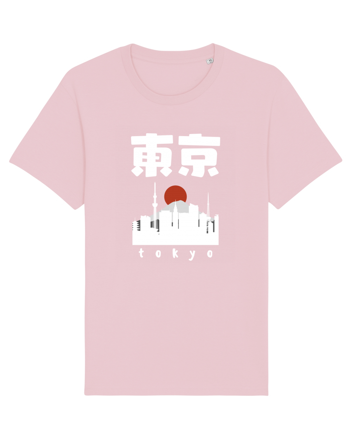 Tricou mânecă scurtă Unisex Rocker Cotton Pink