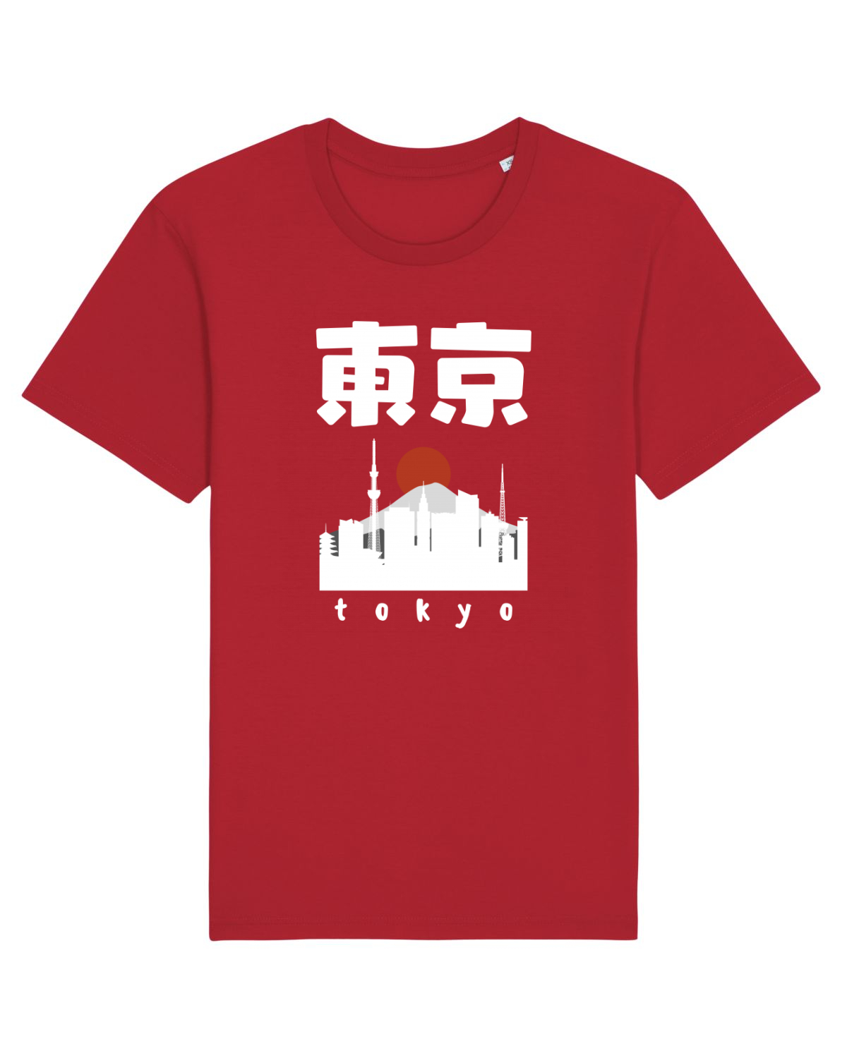 Tricou mânecă scurtă Unisex Rocker Red