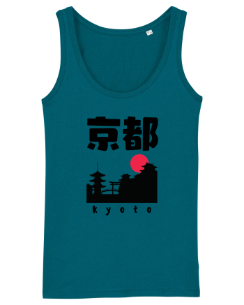 Kyoto Black Silhouette Ocean Depth