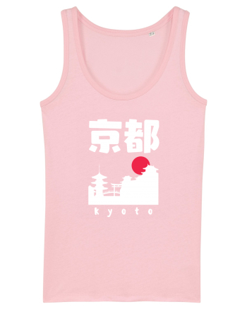 Kyoto White Silhouette Cotton Pink
