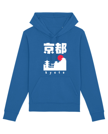 Kyoto White Silhouette Royal Blue
