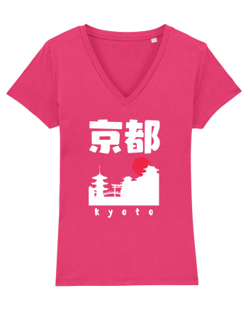 Kyoto White Silhouette Raspberry