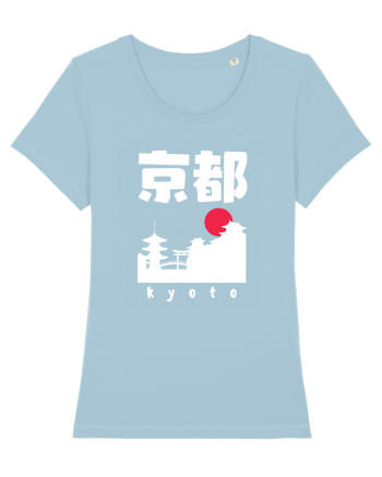 Kyoto White Silhouette Sky Blue