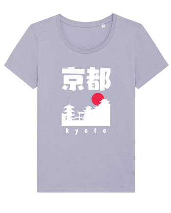 Kyoto White Silhouette Lavender