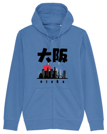 Osaka Black Silhouette Bright Blue