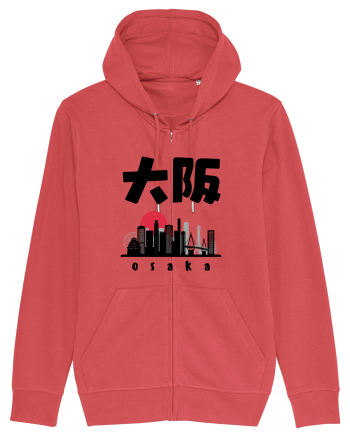 Osaka Black Silhouette Carmine Red