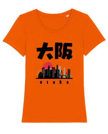 Osaka Black Silhouette Bright Orange