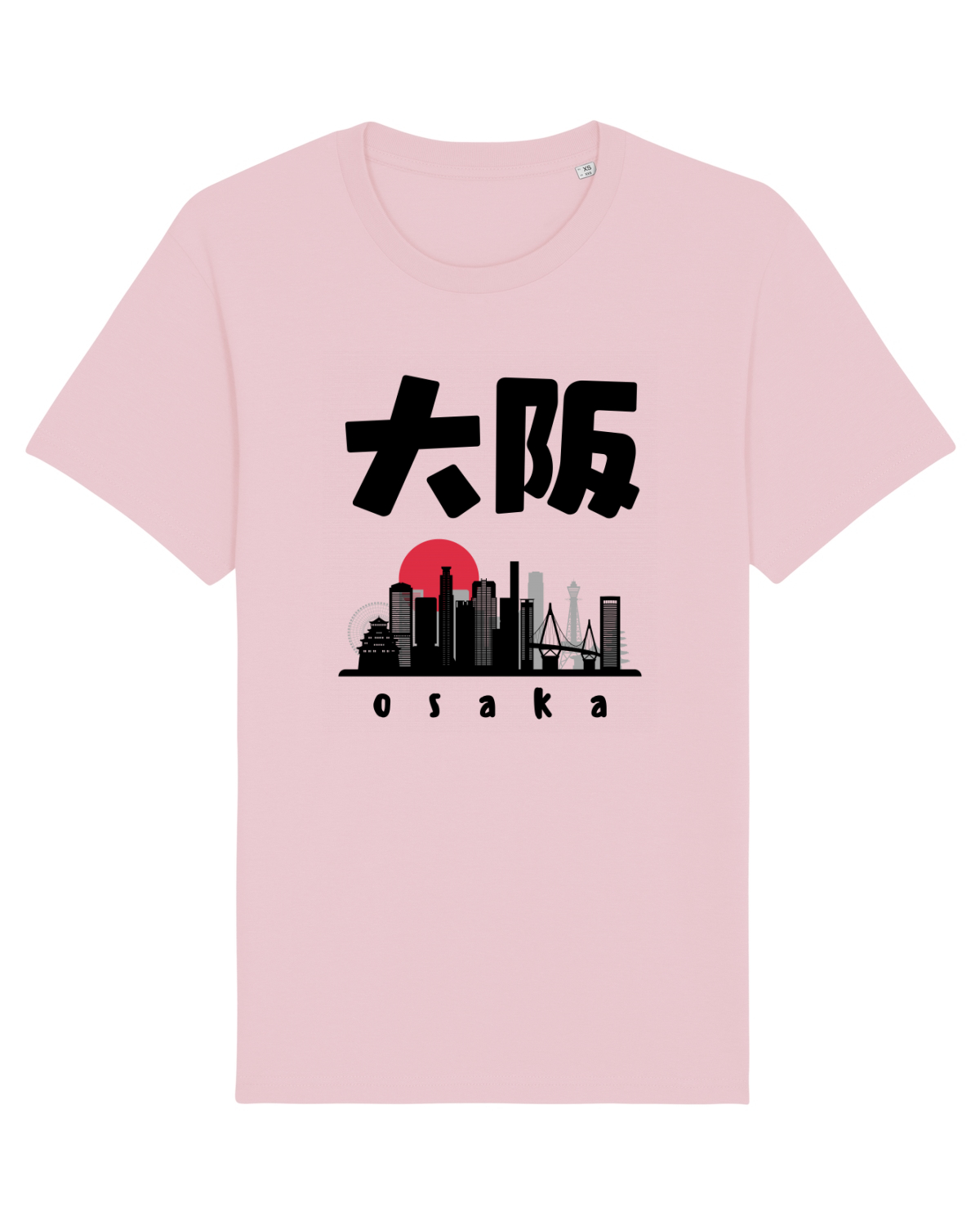 Tricou mânecă scurtă Unisex Rocker Cotton Pink