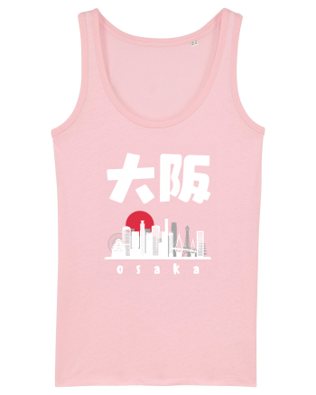 Osaka White Silhouette Cotton Pink