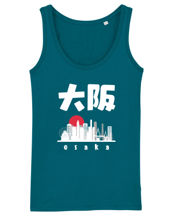 Osaka White Silhouette Ocean Depth