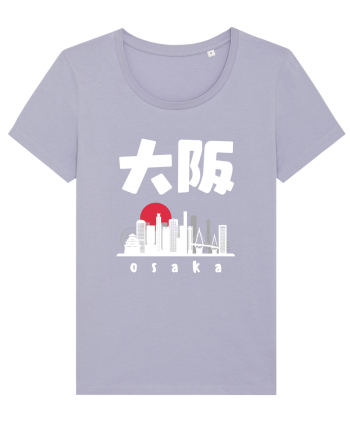 Osaka White Silhouette Lavender