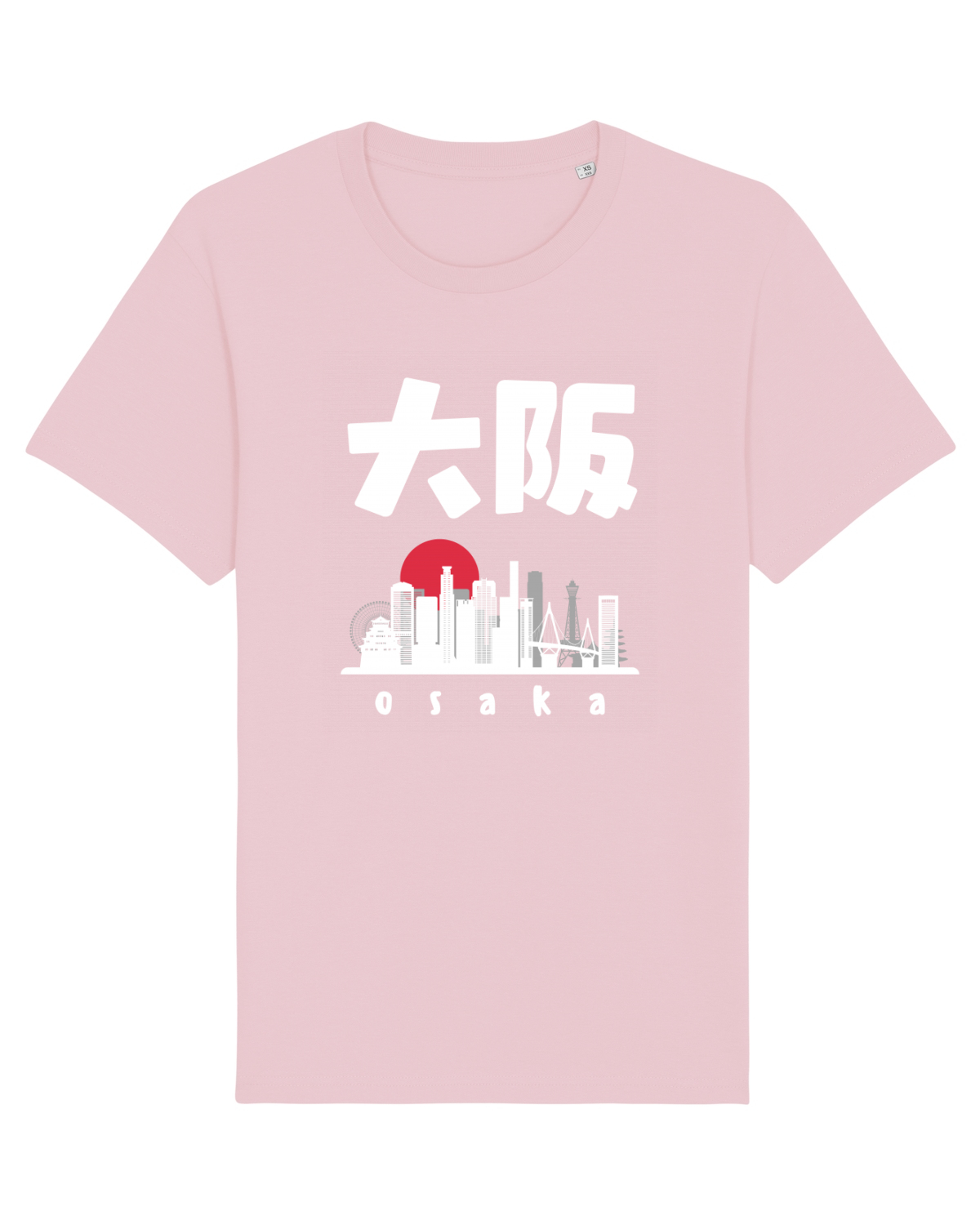 Tricou mânecă scurtă Unisex Rocker Cotton Pink
