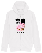 Nara Black Silhouette Hanorac cu fermoar Unisex Connector