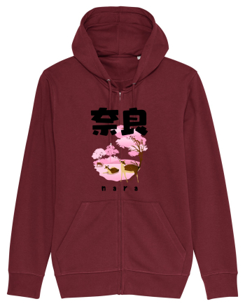 Nara Black Silhouette Burgundy