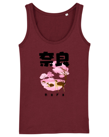 Nara Black Silhouette Burgundy