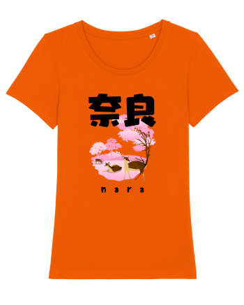 Nara Black Silhouette Bright Orange