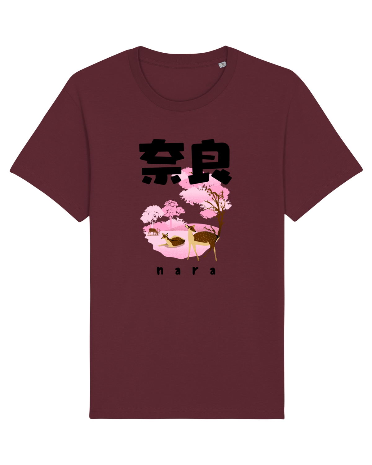 Tricou mânecă scurtă Unisex Rocker Burgundy