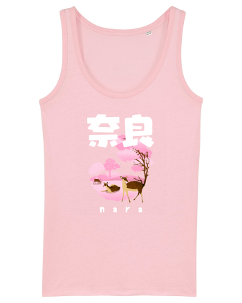 Nara White Silhouette Cotton Pink