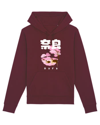 Nara White Silhouette Burgundy