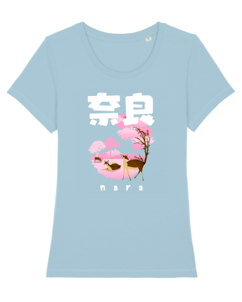Nara White Silhouette Sky Blue