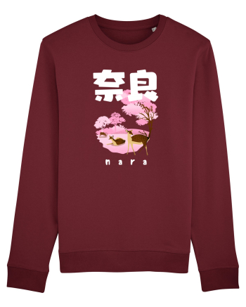 Nara White Silhouette Burgundy
