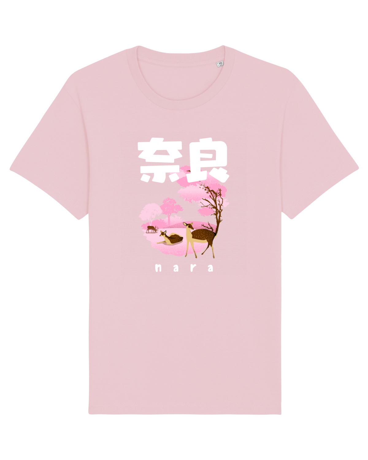 Tricou mânecă scurtă Unisex Rocker Cotton Pink