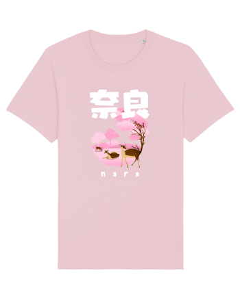 Nara White Silhouette Cotton Pink