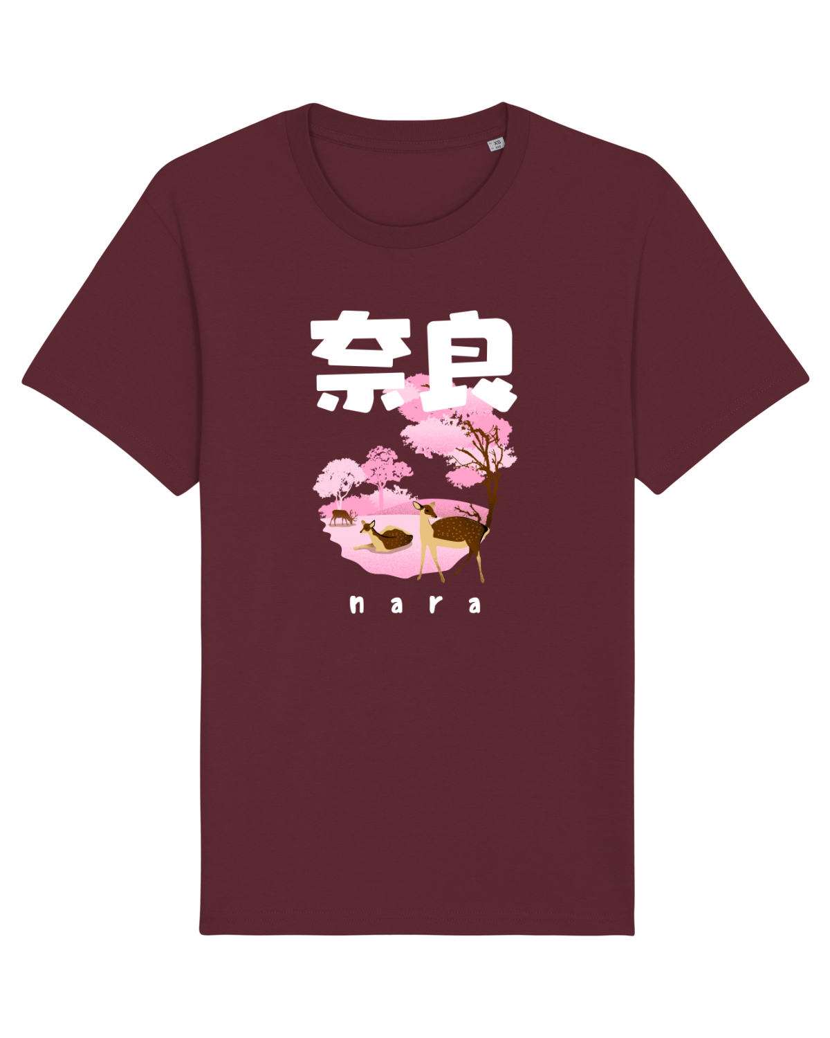 Tricou mânecă scurtă Unisex Rocker Burgundy