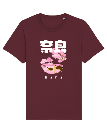 Nara White Silhouette Burgundy