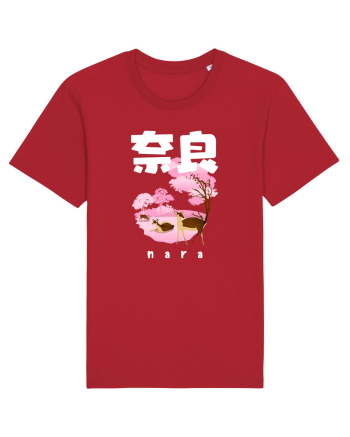 Nara White Silhouette Red