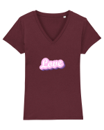 Vintage Love Tricou mânecă scurtă guler V Damă Evoker