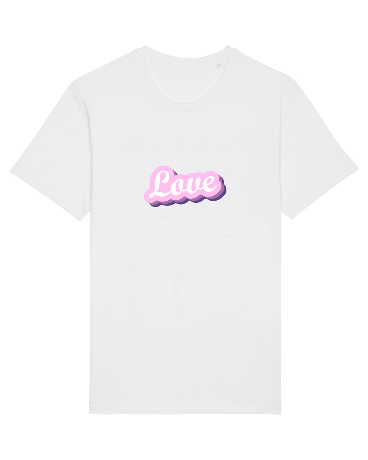 Tricou mânecă scurtă Unisex Rocker White