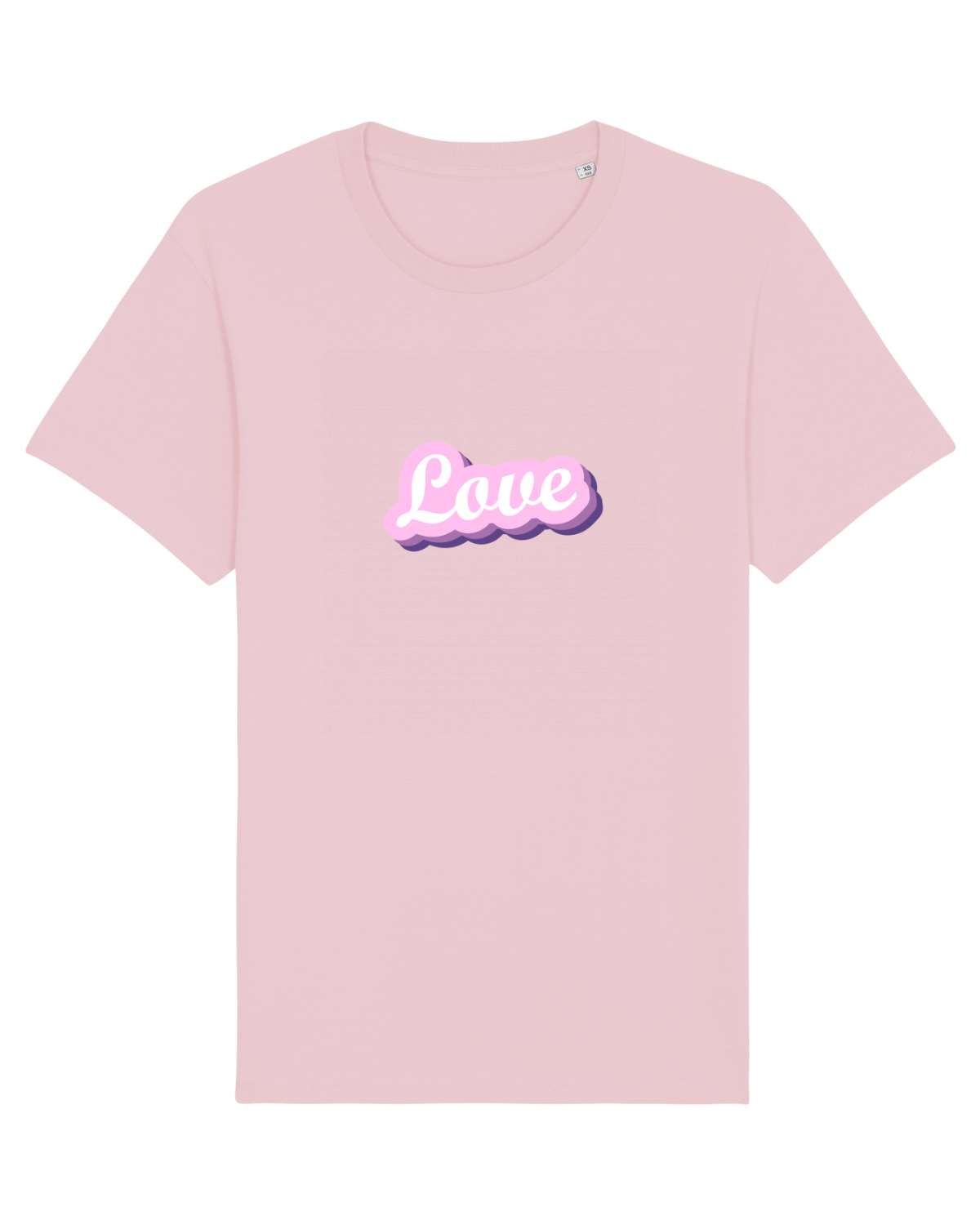 Tricou mânecă scurtă Unisex Rocker Cotton Pink