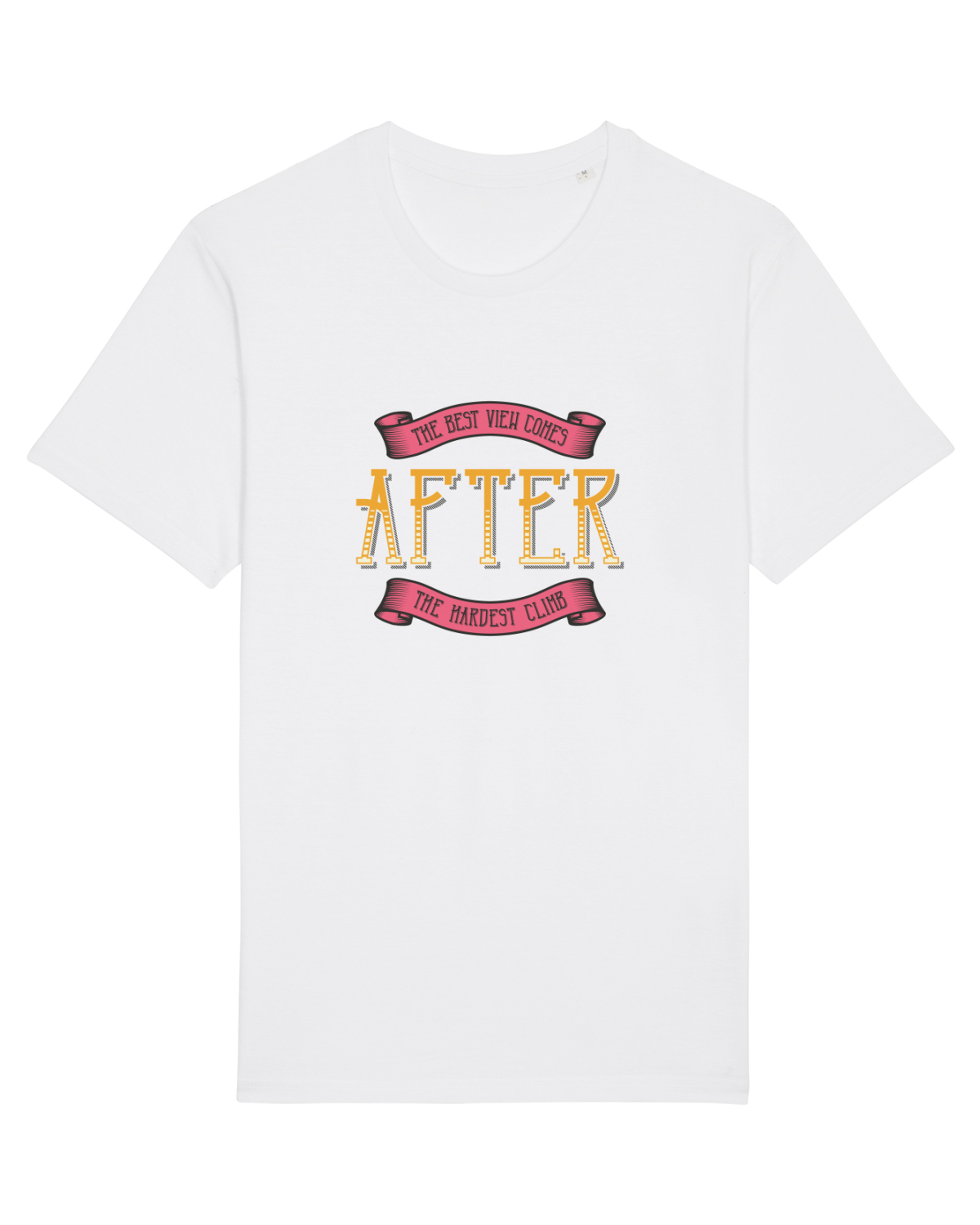 Tricou mânecă scurtă Unisex Rocker White