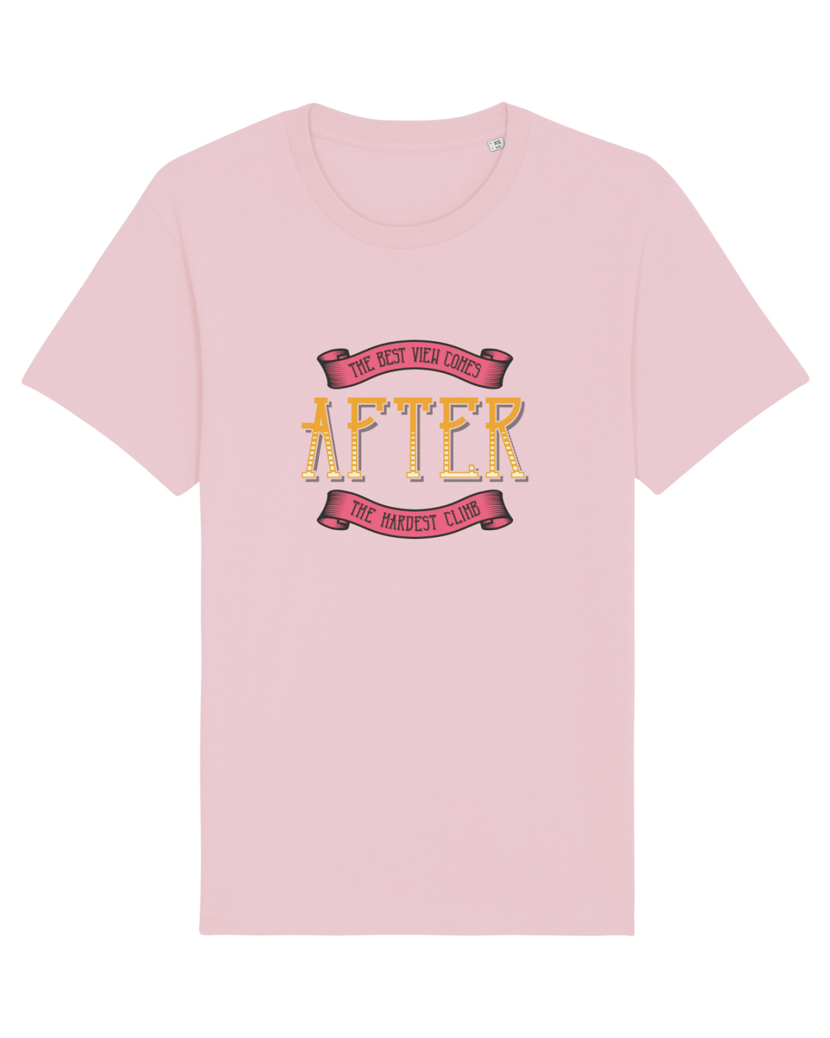 Tricou mânecă scurtă Unisex Rocker Cotton Pink