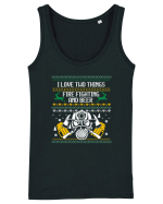 I Love Two Things Fire Fighting And Beer Maiou Damă Dreamer