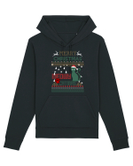 Meowy Christmas Merry Christmas Cat Hanorac Unisex Drummer
