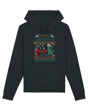 Meowy Christmas Merry Christmas Cat Black
