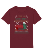 Meowy Christmas Merry Christmas Cat Tricou mânecă scurtă  Copii Mini Creator