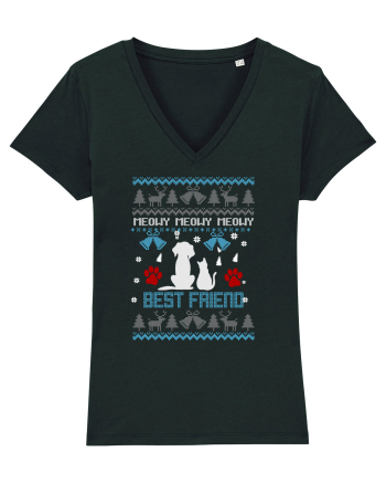 Meowy Meowy Meowy Xmas Best Friends Black