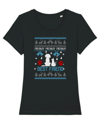 Meowy Meowy Meowy Xmas Best Friends Black