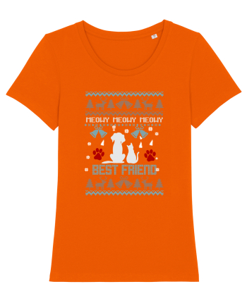 Meowy Meowy Meowy Xmas Best Friends Bright Orange