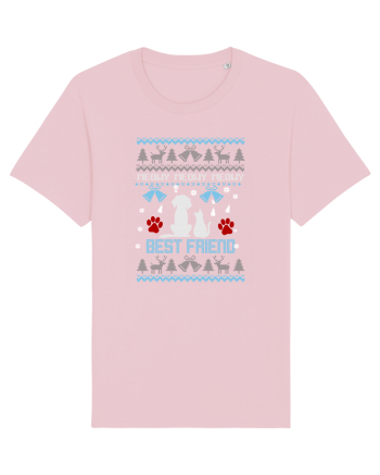 Meowy Meowy Meowy Xmas Best Friends Cotton Pink