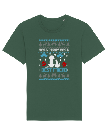 Meowy Meowy Meowy Xmas Best Friends Bottle Green