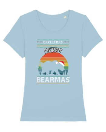 Merry Bearmas Sky Blue