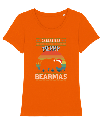 Merry Bearmas Bright Orange