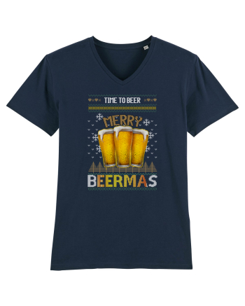 Merry Beermas Time To Beer French Navy
