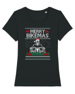 Merry Bikemas Tricou mânecă scurtă guler larg fitted Damă Expresser
