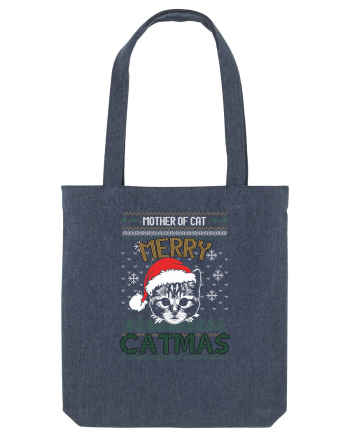 Merry Catmas Mother Of Cat Midnight Blue
