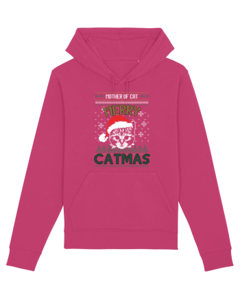 Merry Catmas Mother Of Cat Raspberry